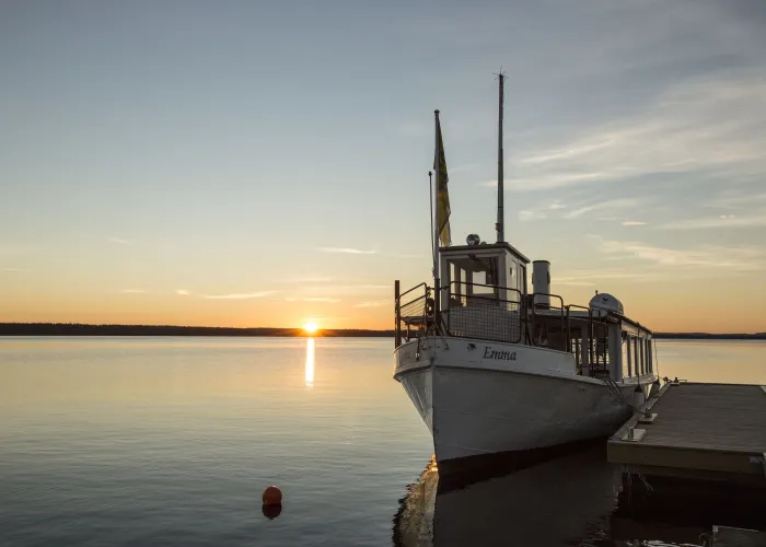 Emma i solnedgång