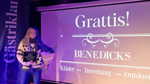 Vinnare Årets Besöksnäringsaktör Benedicks