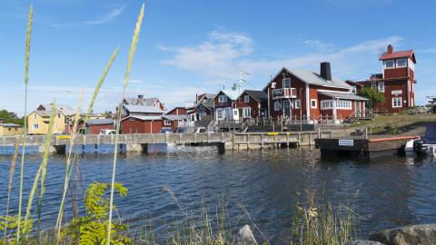 View from Rönnskär outside Söderhamn.